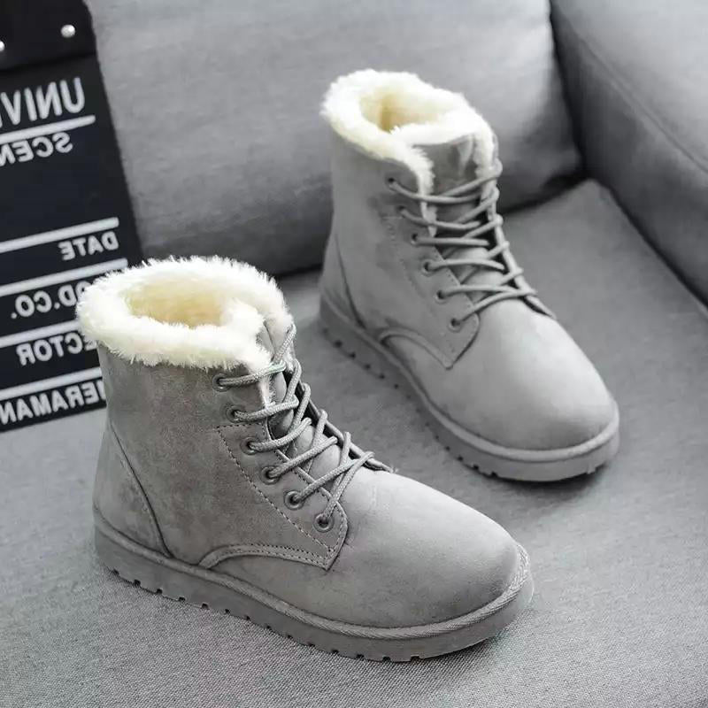 Bottes Fourrées Viqeoo™ Imperméables pour l'Hiver