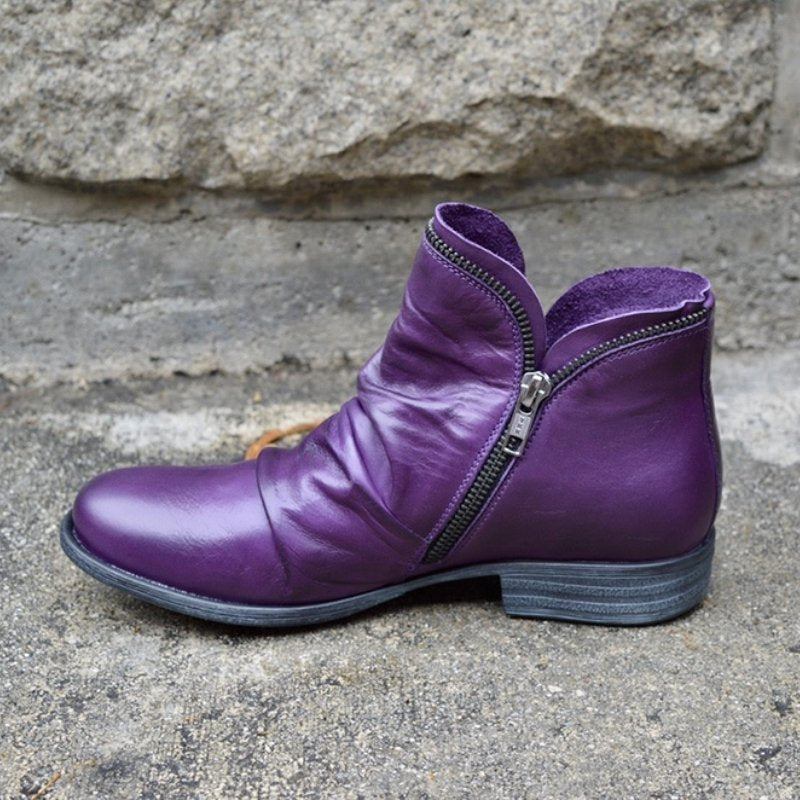 Bottines en cuir - Chics et confortables (Nouvelle Collection)